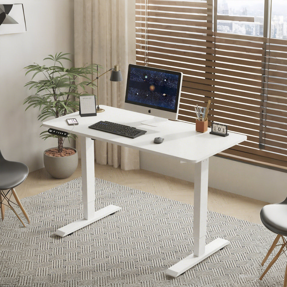 Electric Standing Desk - White