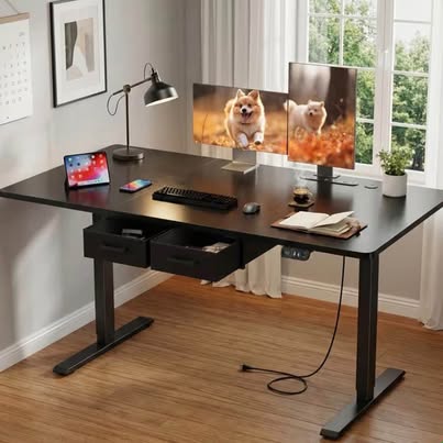 Standing Desk W Drawers (Brand New) 47*31.5”