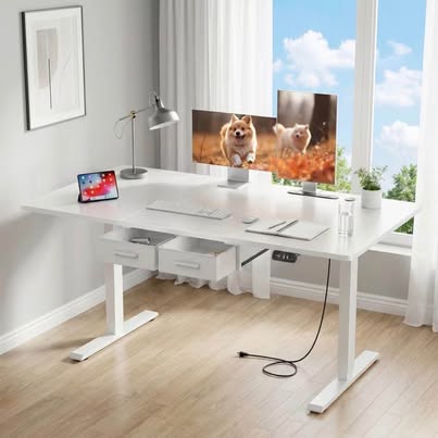Full White Standing Desk (Brand New) 47*31.5”
