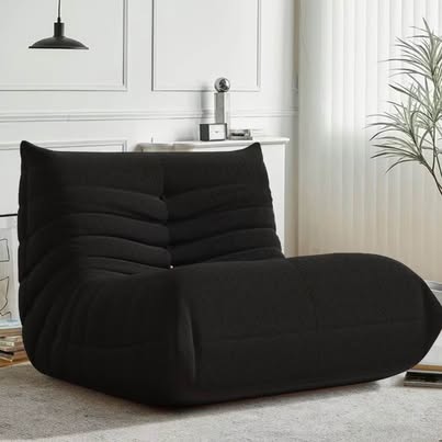 38” Modern Lounge Chair / Bean Bag Sofa (New)