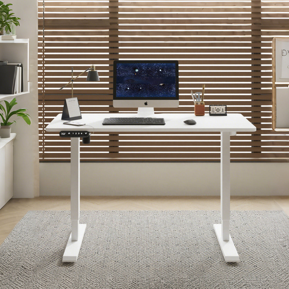 Electric Standing Desk - White