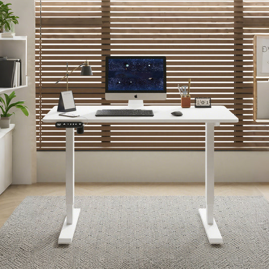 Electric Standing Desk - White